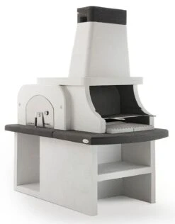 Palazzetti Grillkamin Bastia Mit Pizzaofen Inkl. Montagematerial