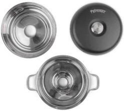 Petromax Camping Backofen -Küche Zu Hause Petromax Camping Backofen auseinandergelegt