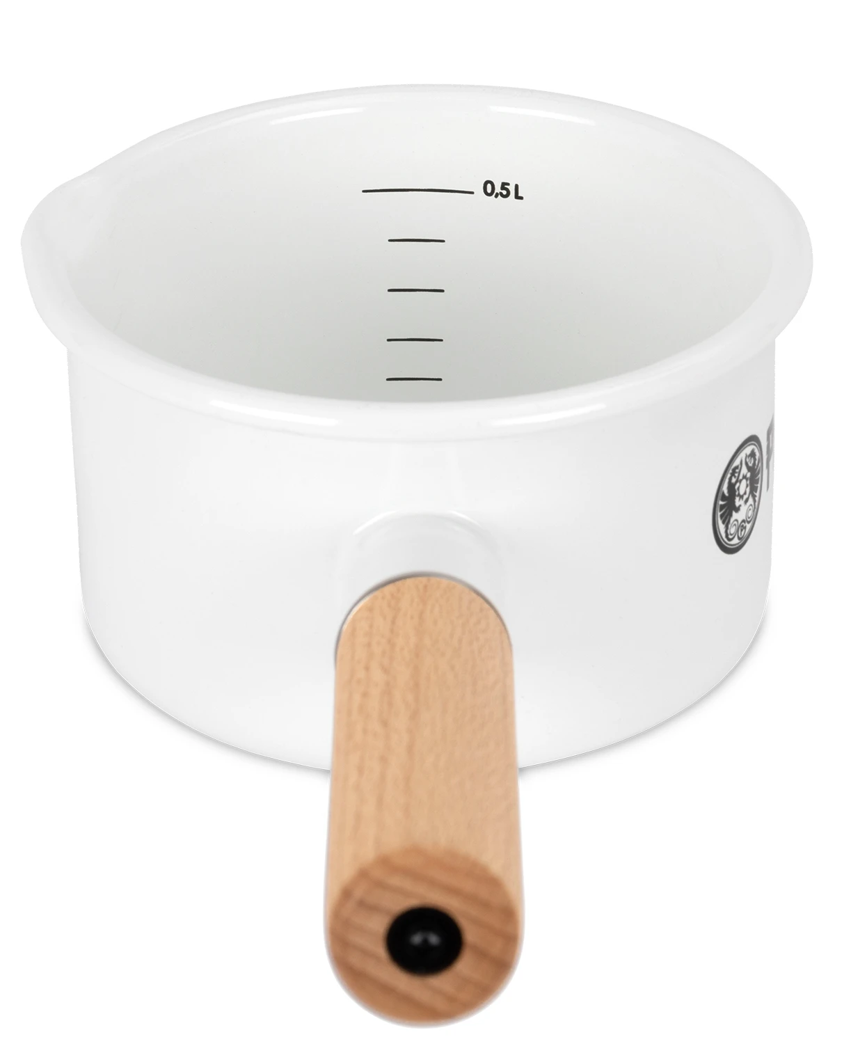 Petromax Emaille Stieltopf / 500 Ml / Weiß 1 Petromax Emaille Stieltopf / 500 Ml / Weiß