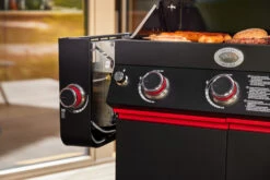 Rösle Videro G4-S VARIO+ Schwarz Gasgrill - FC Bayern Edition -Küche Zu Hause Roesle FC Bayern Grill Videro klappbare Seitenablage