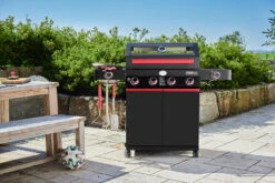 Rösle Videro G4-S VARIO+ Schwarz Gasgrill - FC Bayern Edition -Küche Zu Hause Roesle FC Bayern Muenchen Grill Videro G4 S