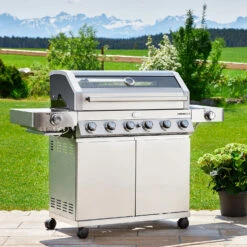 Rösle Edelstahl Gasgrill Videro G6-S VARIO+ - Limited Edition Modell 2023 - SMART Deal Inkl. Grillfürst Grill Control -Küche Zu Hause Roesle Gasgrill Station Videro G6 S Edelstahl Mood