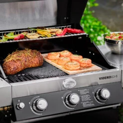 Rösle Gasgrill Videro G3-S VARIO+ Schwarz - Modell 2023 Inkl. Abdeckhaube -Küche Zu Hause Roesle Gasgrill Videro G3 S Mood Grillflaeche