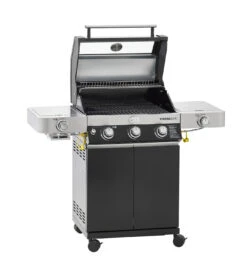 Rösle Gasgrill Videro G3-S VARIO+ Schwarz - Modell 2023 Inkl. Abdeckhaube -Küche Zu Hause Roesle Gasgrill Videro G3 S Vario 25520 Deckel