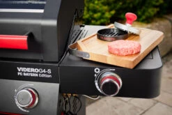 Rösle Videro G4-S VARIO+ Schwarz Gasgrill - FC Bayern Edition -Küche Zu Hause Roesle Videro G4 S Bayern Grill Seitenablage