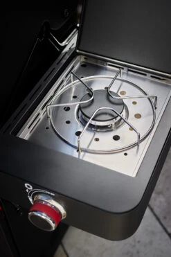 Rösle Videro G4-S VARIO+ Schwarz Gasgrill - FC Bayern Edition -Küche Zu Hause Roesle Videro Seitenkocher FC Bayern Edition