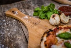 Grillfürst Pizzabrett Bambusholz -Küche Zu Hause Servierbrett Grillfuerst Pizza Mood