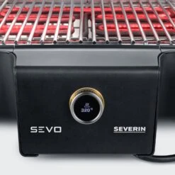 Severin Elektrogrill Tischgrill SEVO G - Boost Zone 500°C - 3.000 W -Küche Zu Hause Severin Elektrogrill Sevo G pg8104 display 4