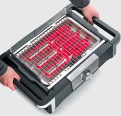 Severin Elektro Tischgrill SENOA Boost - Boost Zone 500°C - 3.000 W -Küche Zu Hause Severin Senoa boost s PG8113 safetouch