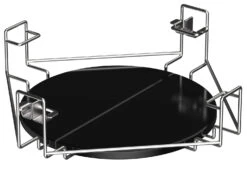 The Bastard Keramikgrill Urban XL - Complete - Schwarz Matt - Modell 2023 17 The Bastard Keramikgrill Urban XL - Complete - Schwarz Matt - Modell 2023 -Küche Zu Hause The Bastard Multilevel Cooking System XL Plate Setter BB840