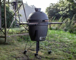 The Bastard Keramikgrill Urban Large - Complete - Schwarz Matt - Modell 2023 -Küche Zu Hause The Bastard Urban Large Keramikgrill Seitentische Untergestell