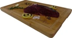 Grillfürst Bambus Schneidebrett Groß 50 X 30 Cm Bambus -Küche Zu Hause grillfuerst schneidbrett bambus gross