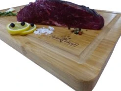 Grillfürst Bambus Schneidebrett Groß 50 X 30 Cm Bambus -Küche Zu Hause grillfuerst schneidbrett gross