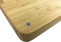 Grillfürst Bambus Schneidebrett Groß 50 X 30 Cm Bambus -Küche Zu Hause grillfuerst schneidebrett gross fuesse