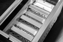 Thüros PRO1 - Modularer Holzkohle Tischgrill Mit Gussrost -Küche Zu Hause thueros pro1 detail innen